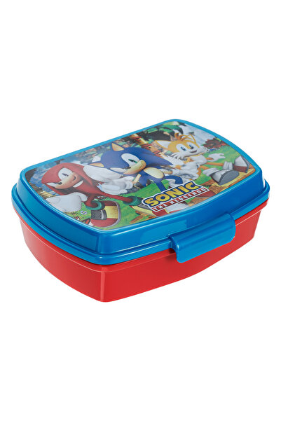 Zumzeria Cutie de prânz din plastic Sonic, albastru și roșu, pentru copii - 5...