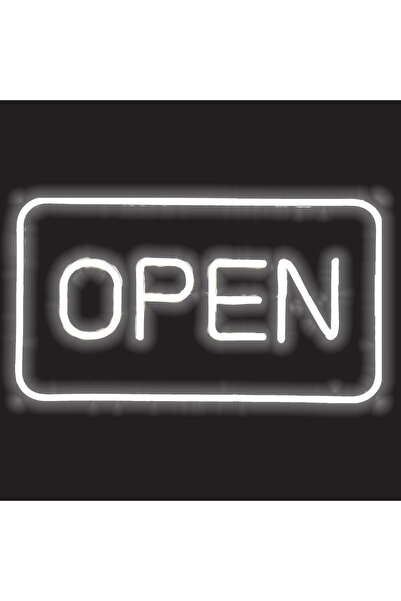 Zumzeria Neon LED Lamp 'Open' 41x23.5cm
