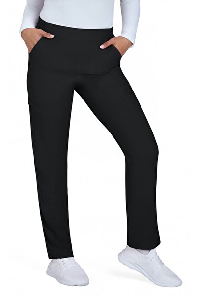 KOI Happiness Chessa Women's Medical Scrub Pants, Lite Collection, Black (786)