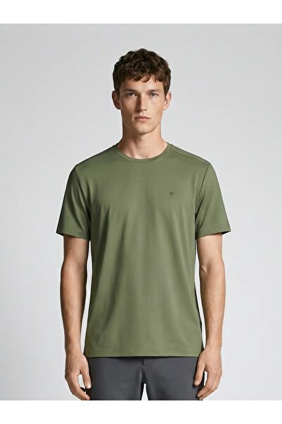 Isaora Isaoraextra Lıght Tech Tee Erkek Khakı Tshırt Isr9021-ss26-khakı