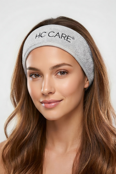 HC Care ربطة شعر - قطنية ناعمة غير قابلة للانزلاق، مثالية للمكياج والعناية با...