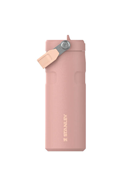 Stanley The IceFlow Flip Straw 2.0 Pipetli Termos Bardak 0,47 LT Peach Rose