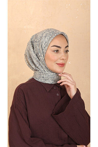 locella Lo'cella Pamuklu Soft Eşarp 4567-10 Gri