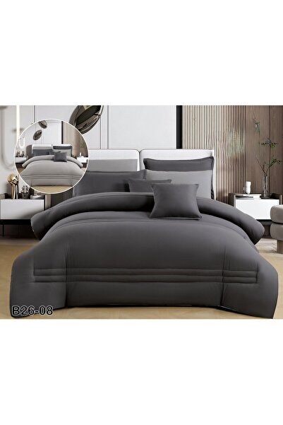 SFT Nefren Summer Soft Plain Double Sided Microfiber Bedspread 230X250