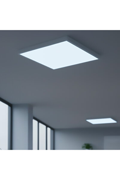 DELIGHT Panou LED Aplicat cu iluminare din spate 70W, 6300 Lm, 595x595x40mm, ...