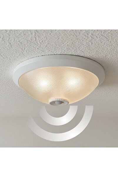 DELIGHT Plafoniera cu senzor pentru bec led 2XE27 IP20 220V 2X25W