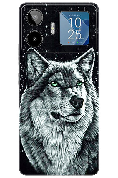 General Mobile GM 26 PRO 5G (G903) Uyumlu Kılıf Desen Baskılı Silikon Kurt Ba...