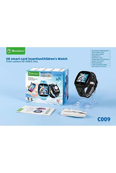 SMART BARRY ساعة ذكية للأطفال سمارت باري C009 بتقنية 5G - آمنة وممتعة للارتدا...