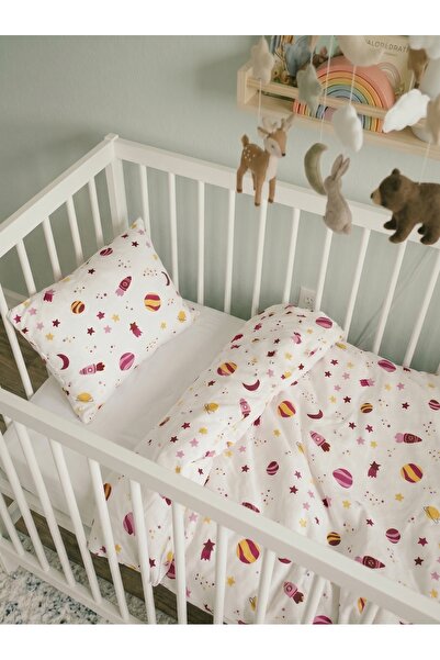 ELİTE COLLECTİON Baby Bedding Set 3-Piece Set |   100X150 Cm, Zippered, Hypoa...