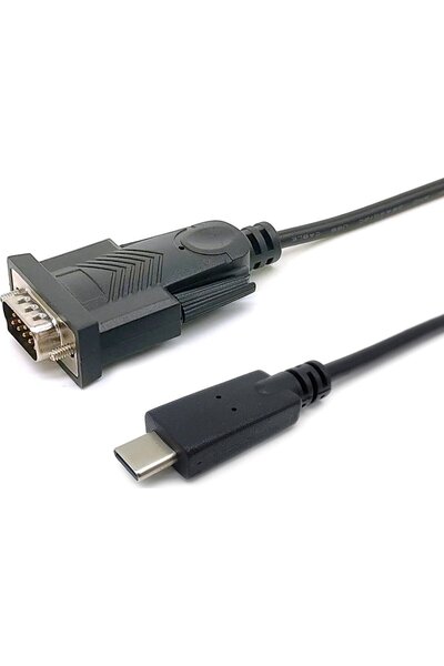 EQUIP Cablu USB-C la Serial (DB9), Tată/Tată, 1,5m