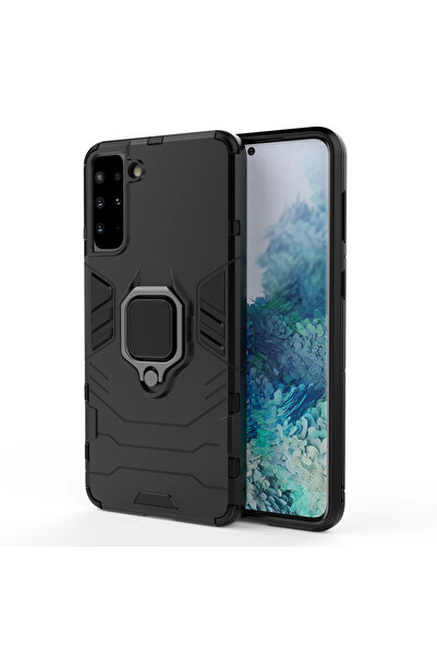 Hurtel Husă hibridă rezistentă cu inel de protecție și suport magnetic pentru...
