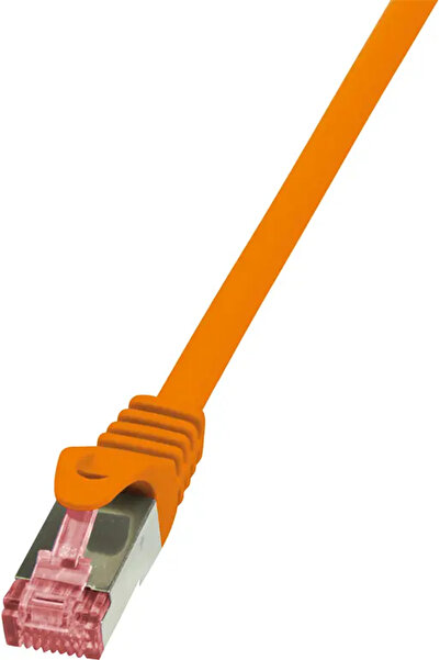 LogiLink Cablu patch CAT 6 S/FTP PIMF Portocaliu 0.5M (CQ2028S)