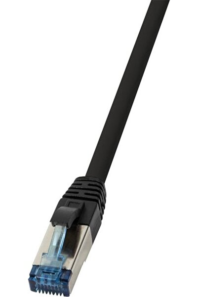 LogiLink CQ6125S Cablu patch PUR Cat.6A S/FTP negru 30m