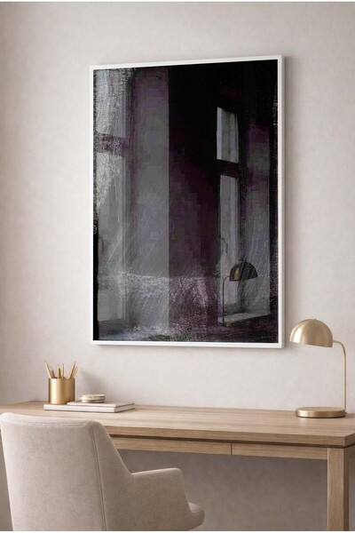 Zevahir Mobilya Dekorasyon Anthracite and Black Abstract Foggy Night Concept ...