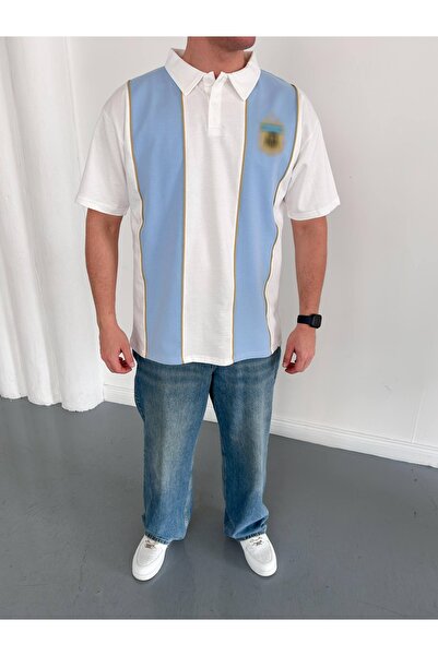 Vigorize Premium Retro Tasarım Licralı Oversize Unisex T-Shirt Logolu