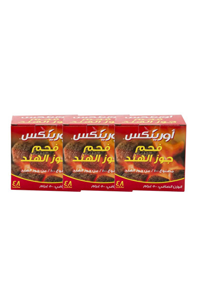 Orinex 3 Boxes of Orinex |   Coconut Charcoal Cubes 500g - 48 Cubes