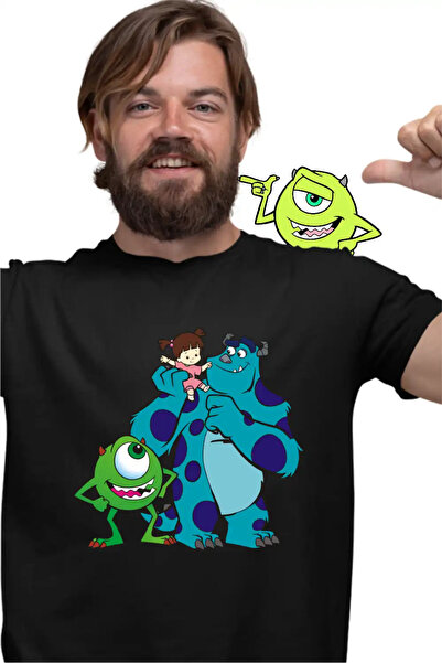 OEM Ανδρικό T-shirt Τέρατα Τζέιμς Μάικ Μπου