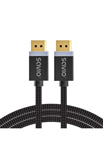 Savio DISPLAYPORT CABLE M - DISPLAYPORT M, V1.4, 3M, BLACK, CL-176
