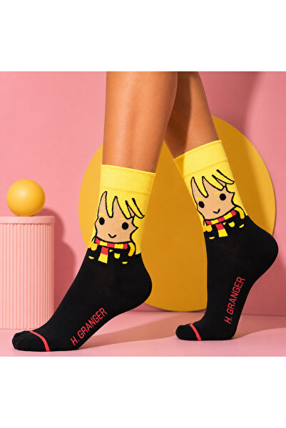 Çorap Kurdu Harry Potter Character Patterned Colorful Unisex Socks