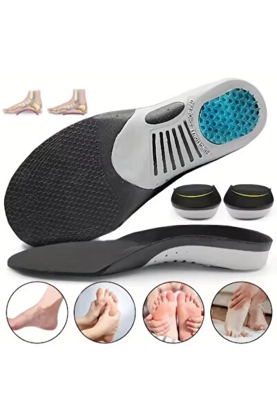 miraza Orthopedic Insoles for Flat Feet, Arch Support, Gel Heel Cushion, Adju...