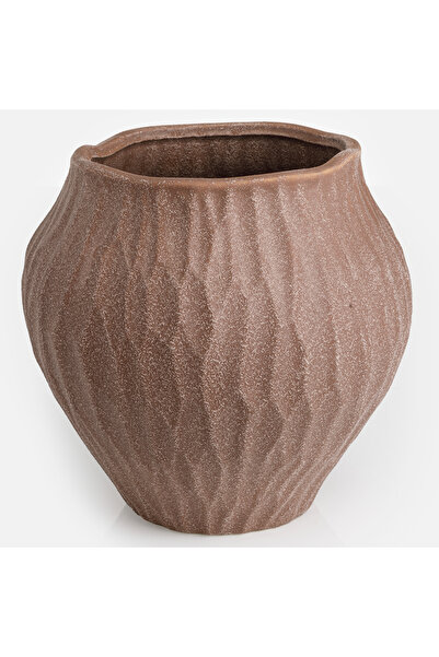 Zumzeria Ghiveci de flori din teracotă, tip ulcior, Ø20x19.5cm - 3.5L