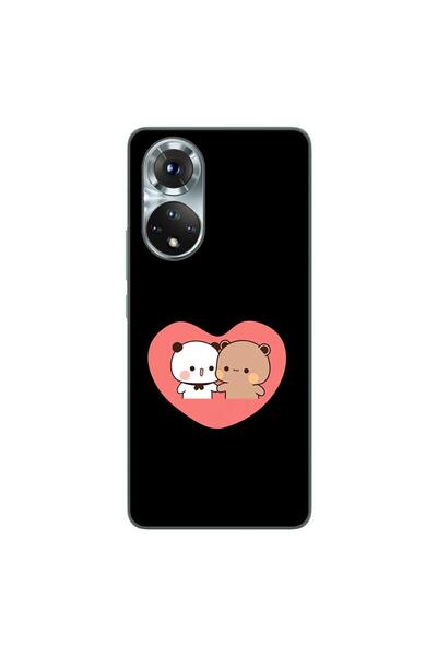 OEM Husa compatibila cu Honor 50 Silicon Gel Tpu Model Bubu Dudu In Heart