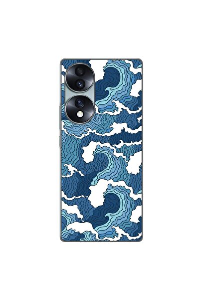 OEM Case compatible with Honor 70 Silicone Gel Tpu Model Crazy Waves