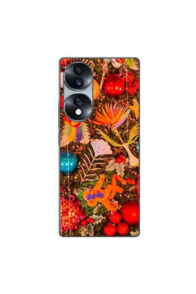 OEM Husa compatibila cu Honor 70 Silicon Gel Tpu Model Craciun Decor Brad Vin...