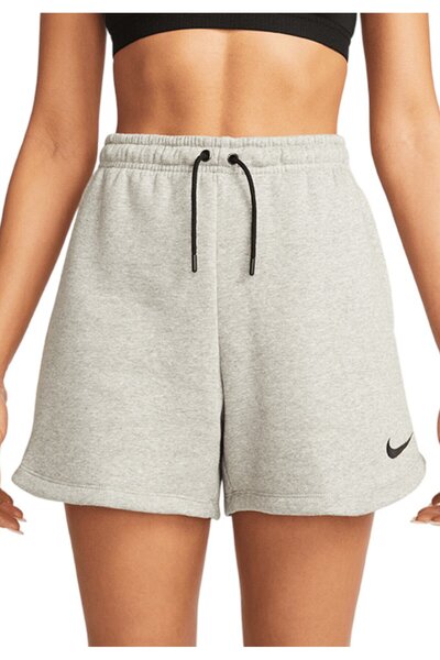 Nike Women's Flc Park20 Kz Femme Yüksek Belli Gri Kadın Spor Şort