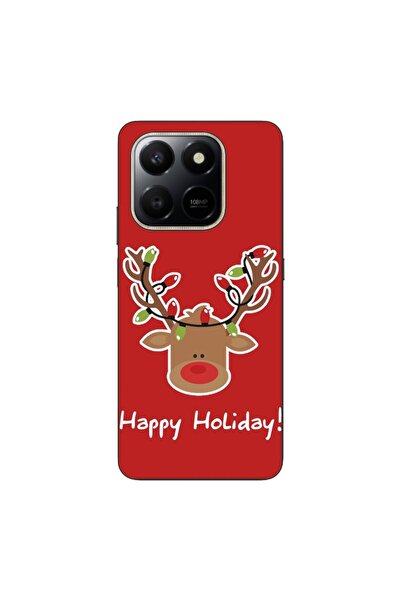 OEM Husa compatibila cu Honor X7d Silicon Gel Tpu Model Craciun Ren Happy Hol...