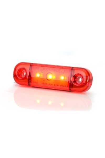 Aftermarket Lampa gabarit LED WAS 710 12V-24V Rosu