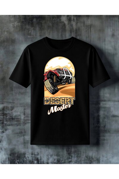 COMVİCHO Desert Master Monster Oto Printed Oversize T-Shirt