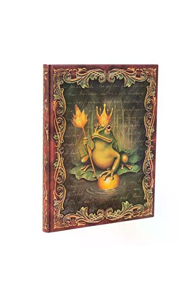 Paperblanks دفتر بغلاف صلب - ذا براذرز غريم، الأمير الضفدع - فائق الجودة - مسطر