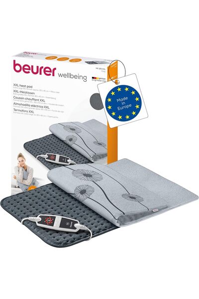 Beurer - وسادة تدفئة HK 125 XXL باللون الرمادي