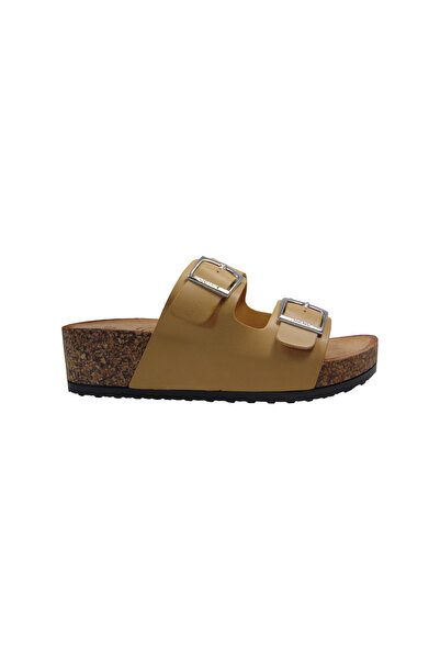 Gogo Jomix SD8038-S19 Γυναικεία Παντόφλα Βόλτας σε Μπεζ Χρώμα