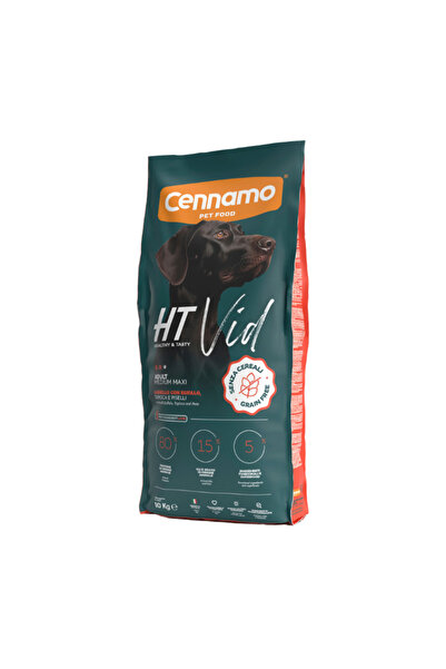 Cennamo HT Vid Hrană uscată pentru câini, Adult Mediu-Maxi, Miel și Bivol, 10kg