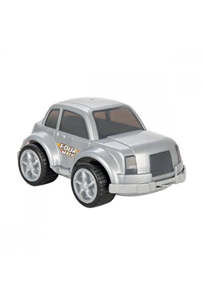 PİLSAN Masinuta interactiva pentru copii cu mecanism Pull-Back 4x4 Color Silver