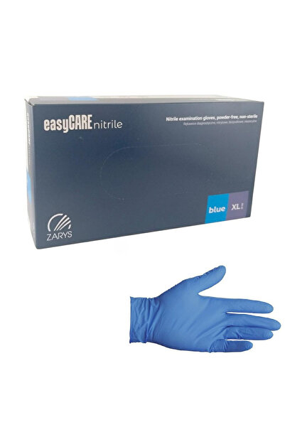 ZARYS Zarys disposable gloves, nitrile, blue, size XL, 100 pieces,