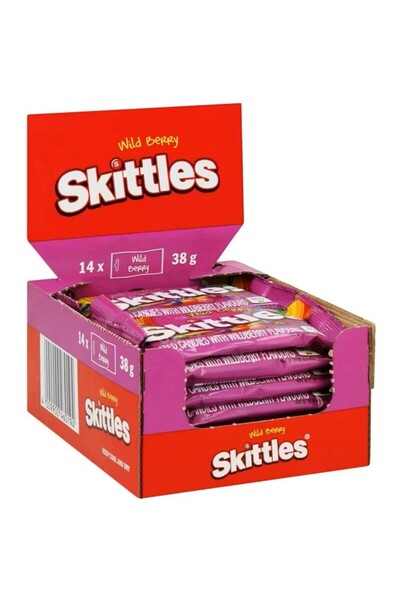 Skittles Skittles Fruit Flavored Candy 14*38g