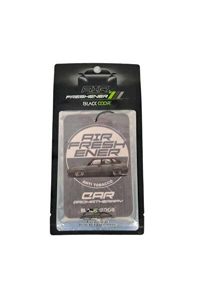 Black Odor Paper Car Air Freshener, Arabic Tobacco, BO-18-01