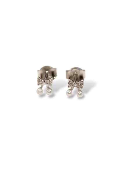 Diva Gold Silver Earrings