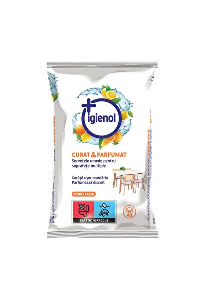 Igienol Multi-surface disinfectant wipes, 40 pcs