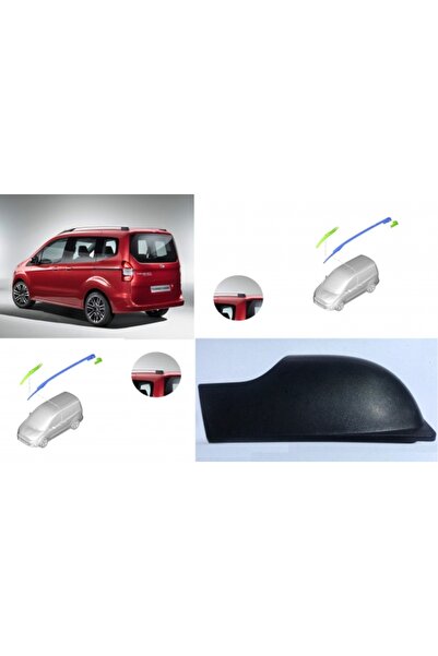 OTOSAN Ford Courıer Tavan Çıta Başlık Plastiği Arka Sol 2014-2023