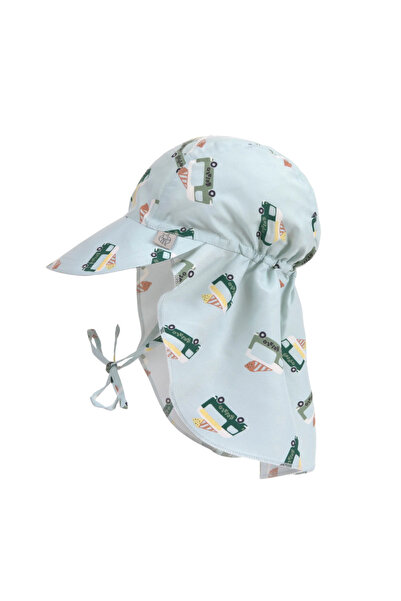 Lassig Flap Hat UV Korumalı Uzun Şapka Ice Cream Truck Illusion Blue