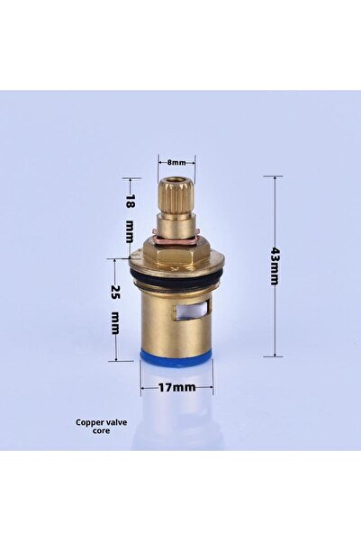 Choice A1-1pc Universal Replacement Brass Ceramic Disc Stem Cartridge Inner F...