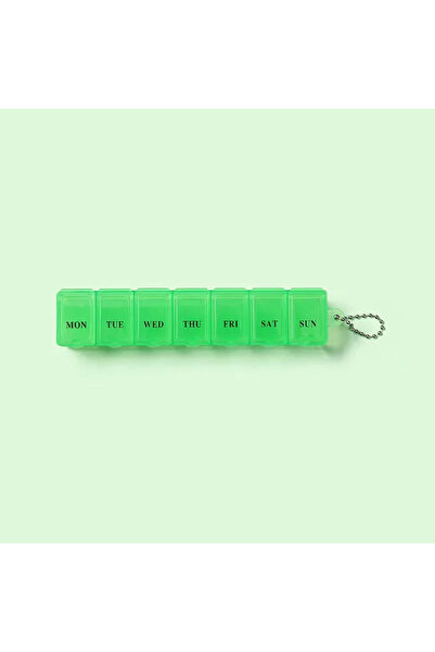 Choice1 Green Mini Portable Transparent Medicine Box Waterproof Week-long Day...