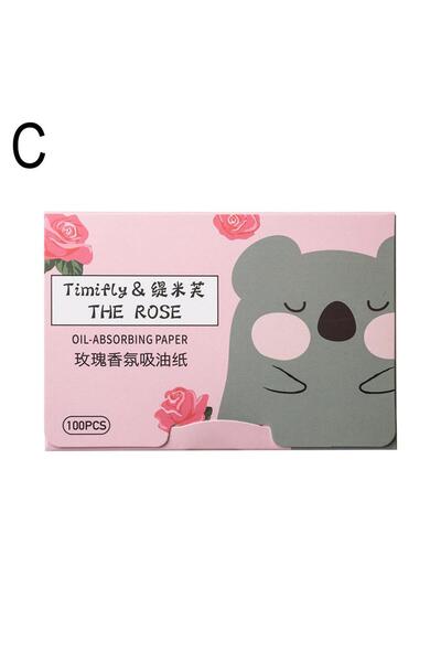 choice2 rose 100Pcs new Face Oil Blotting Paper Protable Matting Face Wipes F...