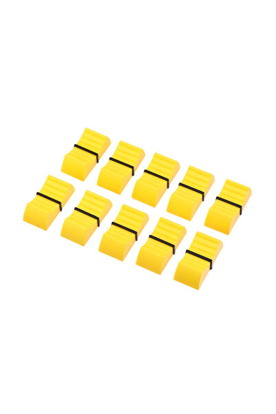 choice2 Other Yellow Plastic Mixer Push Key Cap Fader Knob Cap Touch Sensitiv...