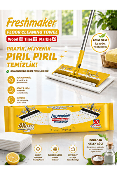 Freshmaker yüzey temizleme havlusu Mop