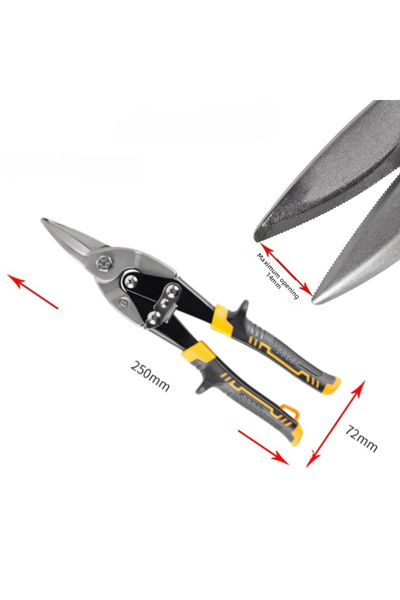 Choice Straight Head 1 PCS Aviation Scissor Tin Snips Metal Sheet Cutting Sni...